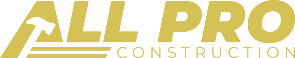 All Pro Construction Logo Gold