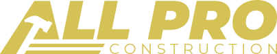 All Pro Construction Logo Gold